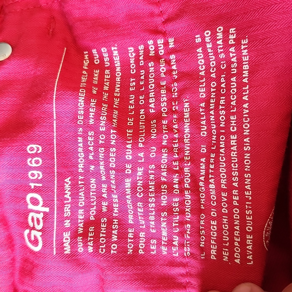 Gap 1969 Pink Denim Jeans - Picture 6 of 7